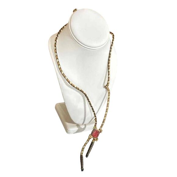 Medieval Red Shield Bolo Tie with Three Lions – Castlecore Festival - Picture 1 of 2